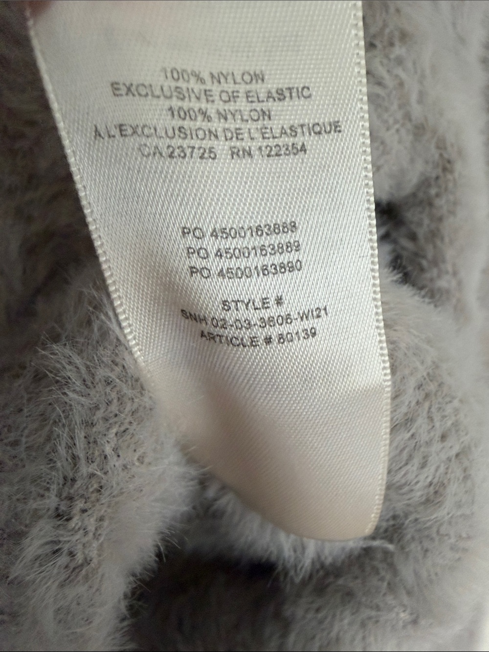 Sunday Best Carmen Fluffy Fuzzy Crewneck Cardigan Sweater Opal Gray XS - Picture 6 of 7